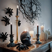 Load image into Gallery viewer, Halloween Wreath Black