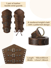 Load image into Gallery viewer, Official 4 Pcs Halloween Men's Pirate Costume