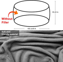 Load image into Gallery viewer, Bean Bag Cover 5ft Black