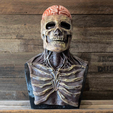 Load image into Gallery viewer, Full Head Skeleton Halloween Mask