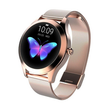Load image into Gallery viewer, Plumzong Luxury Galaxy Smart Wristwatch For Women IOS & Android KW10 - Theshinemart