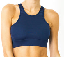Load image into Gallery viewer, Ashton Sports Bra - Navy Blue