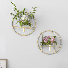 Load image into Gallery viewer, Modern Art 3D Circle Metal Candle Holder Wall Hanging Home Bedroom Decor Art Crafts Candlestick Geometric Candlestick Metal Deco