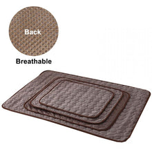 Load image into Gallery viewer, Cooling Mat Pad for Dogs Cats Ice Silk Mat Cooling Blanket Cushion - ObeyKart