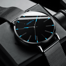Load image into Gallery viewer, Geneva Luxury Minimalist Men's Watch - Full Steel Waterproof Relogio Masculino Wristwatch - Theshinemart