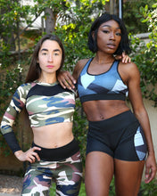 Load image into Gallery viewer, Bondi Set - Leggings & Sports Bra - Black/Grey