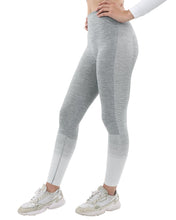 Load image into Gallery viewer, Bocana Seamless Leggings - Grey & White