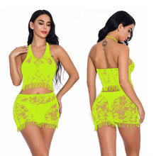 Load image into Gallery viewer, Plus Size Sexy Women's Nightwear Babydol High Elast Underwear Female Black Nightgown Large Size Costumes Sleepwear Dress Set