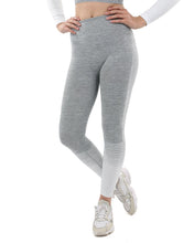 Load image into Gallery viewer, Bocana Seamless Leggings - Grey & White