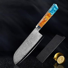 Load image into Gallery viewer, Makito Damascus Steel Knife Set