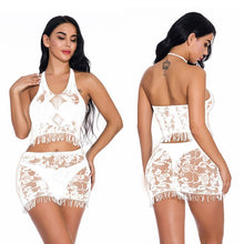 Load image into Gallery viewer, Plus Size Sexy Women's Nightwear Babydol High Elast Underwear Female Black Nightgown Large Size Costumes Sleepwear Dress Set