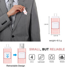 Load image into Gallery viewer, 4 in 1 Photo Stick - USB Drive for iPhone iPad Android Mobiles