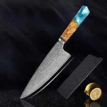 Load image into Gallery viewer, Makito Damascus Steel Knife Set