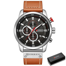 Load image into Gallery viewer, Curran Fashion Date Luxury Quartz Men's Watch - Waterproof Chronograph Hodinky Relogio Masculino Wristwatch