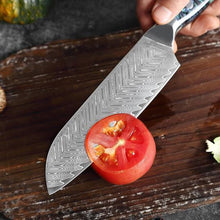 Load image into Gallery viewer, Handmade Damascus Steel Knife Set