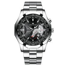 Load image into Gallery viewer, Fngeen Luxury Sports Quartz Men's Watch - Full Steel Waterproof Calender Wristwatch - Theshinemart
