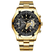 Load image into Gallery viewer, Fngeen Luxury Sports Quartz Men's Watch - Full Steel Waterproof Calender Wristwatch - Theshinemart