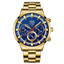 Load image into Gallery viewer, Deyros Luxury Quartz Men's Business Wristwatch - Stainless Steel Casual Watch - Theshinemart
