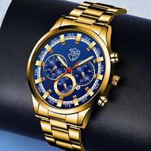 Load image into Gallery viewer, Deyros Luxury Quartz Men's Business Wristwatch - Stainless Steel Casual Watch - Theshinemart