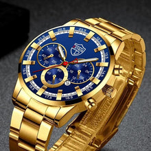 Load image into Gallery viewer, Deyros Luxury Quartz Men's Business Wristwatch - Stainless Steel Casual Watch - Theshinemart