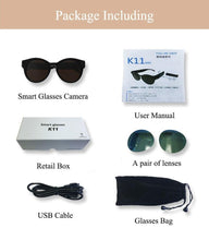 Load image into Gallery viewer, Bicycling Glasses WiFi Mini Camera HD 1080P DVR Video Audio Recorder - ObeyKart