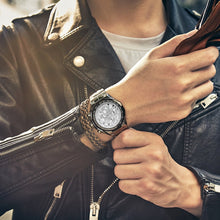 Load image into Gallery viewer, Wwoor Luxury Sports Relogio Masculino Men's Watch - Full Steel Waterproof Chronograph Quartz Wristwatch - Theshinemart