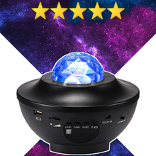 Load image into Gallery viewer, Galaxy Projector Night Light Ocean Wave Projection with Bluetooth