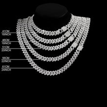 Load image into Gallery viewer, 18K Gold/Silver Cuban Chain with Cuban Bracelet