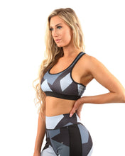 Load image into Gallery viewer, Bondi Set - Leggings & Sports Bra - Black/Grey