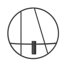 Load image into Gallery viewer, Modern Art 3D Circle Metal Candle Holder Wall Hanging Home Bedroom Decor Art Crafts Candlestick Geometric Candlestick Metal Deco