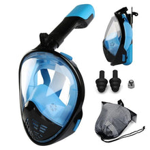Load image into Gallery viewer, Snorkel Mask - Full Face Anti Fog Underwater Scuba Diving Mask