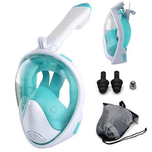 Load image into Gallery viewer, Snorkel Mask - Full Face Anti Fog Underwater Scuba Diving Mask