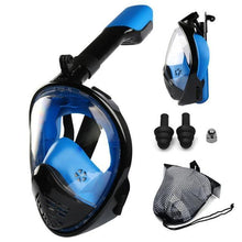 Load image into Gallery viewer, Snorkel Mask - Full Face Anti Fog Underwater Scuba Diving Mask