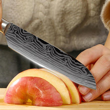Load image into Gallery viewer, 8 pcs Kitchen Knife Set - Professional Stainless Steel Chef Knife Set with Cover