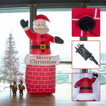 Load image into Gallery viewer, 7Ft Inflatable Christmas Santa Claus & 4FT Snowman Xmas Decoration LED Lights Holiday Blow Up