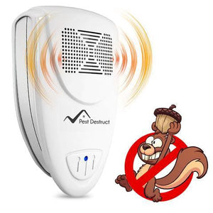Ultrasonic Squirrel Repeller - 100% Quickly Eliminate Squirrels - Pest Destruct™