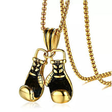 Load image into Gallery viewer, Fitness Boxing Gloves Metal Necklace