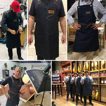 Load image into Gallery viewer, Denim Kitchen Apron