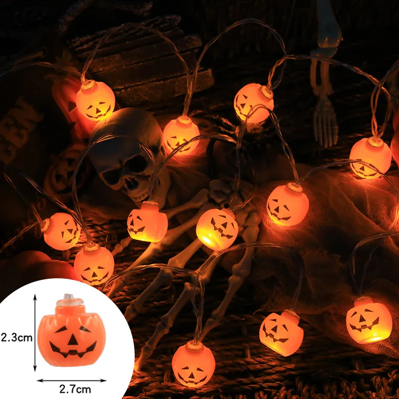 Halloween Decoration LED 1.5m - Skull Ghost Pumpkin and skull