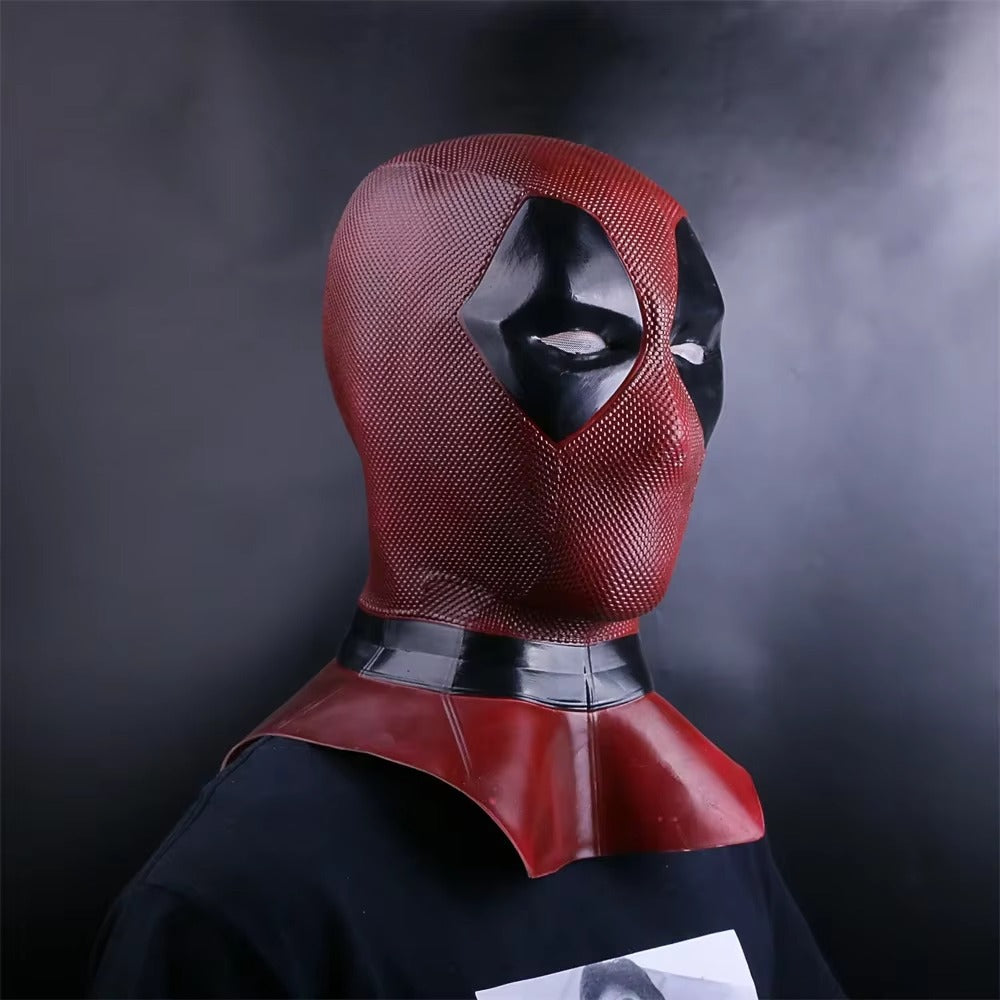 Halloween Deadpool Cosplay Full Head Mask 2025