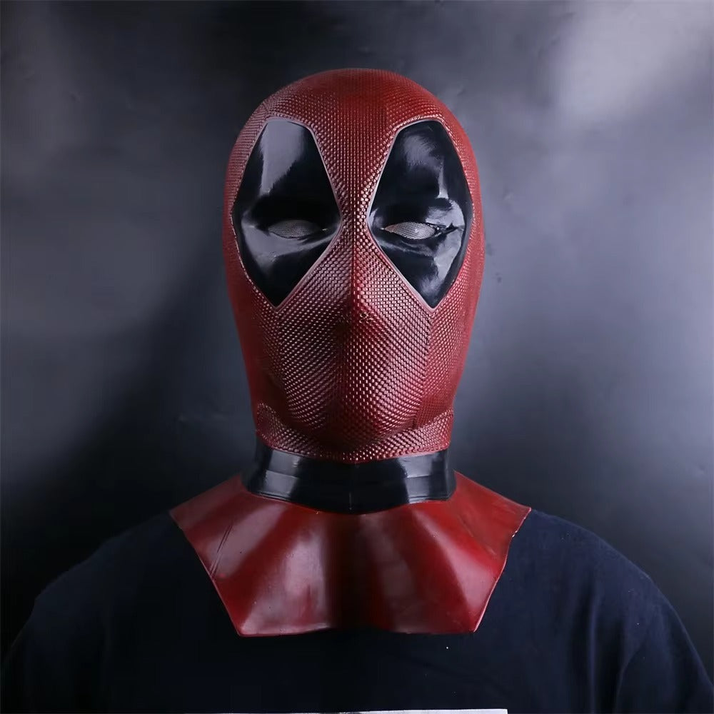Halloween Deadpool Cosplay Full Head Mask 2025