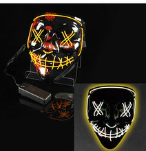 Load image into Gallery viewer, Glowing Mask LED Mask Halloween Clown Funny Bundy
