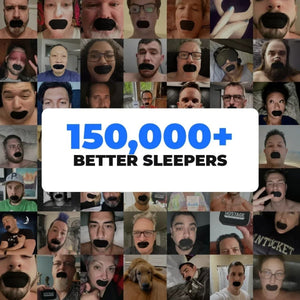 Strong-Hold Mouth Hostage Tape for Sleep & Snoring – Flexible Fabric Strips (30-Pack)
