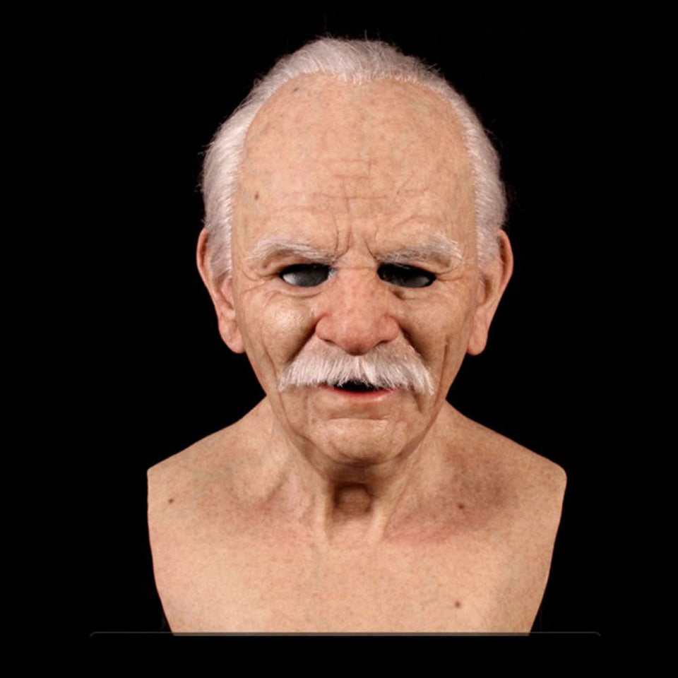 Old Man and Women Realistic Mask For Halloween