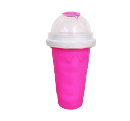 Quick Freeze Slushy Cup – Instant Smoothie Maker & Fast Cooling Squeeze Cup