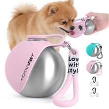 Load image into Gallery viewer, Creative Portable Outdoor Pet Stainless Steel Water Cup Small Dog Water Bottle Convenient Dog Drink Dispenser Puppy Travel Portable Water Bowl Pet Products
