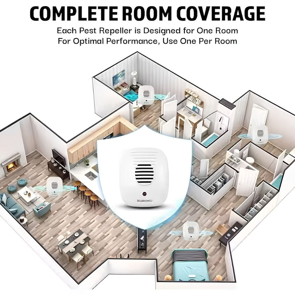 Plug-in Ultrasonic Pest Repeller (4-Pack)