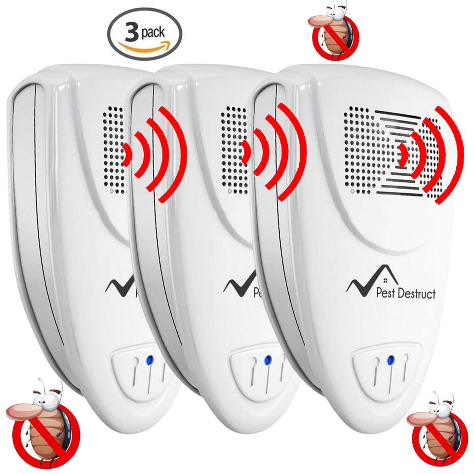 Ultrasonic Cockroach Repeller - 100% Get Rid of Cockroaches - Pest Destruct™