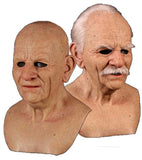 Old Man and Women Realistic Mask For Halloween