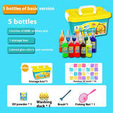 Magic Water Bottle Toy Set for Kids with Storage Box